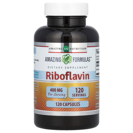 <span>Boost Your Energy with Amazing Nutrition Riboflavin 400mg Capsules</span> - Image 1