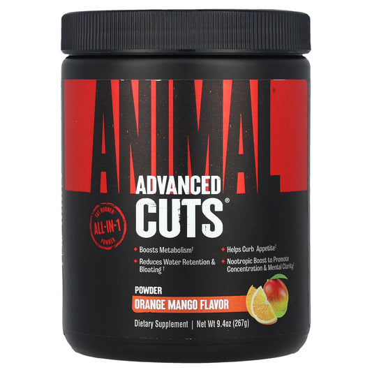 Animal Cuts Powder Orange Mango - 9.4 oz Fat Burning Supplement - Image 1