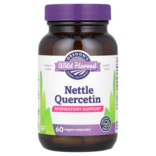 Oregon's Wild Harvest, Nettle Quercetin, 60 Vegan Capsules - Image 1