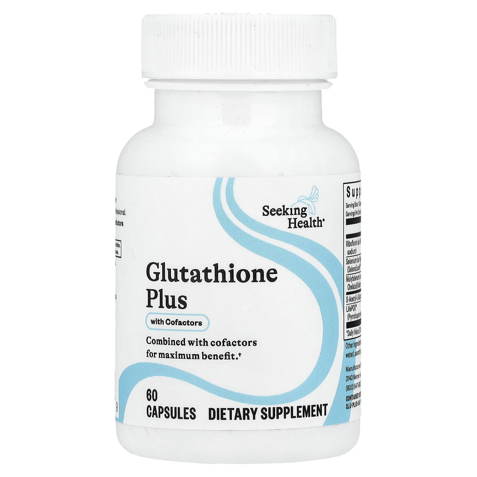 Seeking Health, Glutathione Plus With CoFactors, 60 Capsules - Image 1