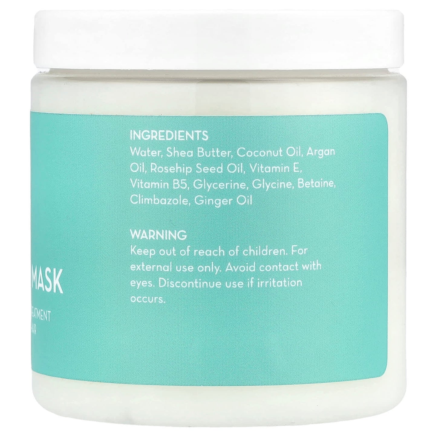 Pure Body Naturals, Argan Oil Hair Mask, Pure Gloss , 8 fl oz (240 ml) - Image 2