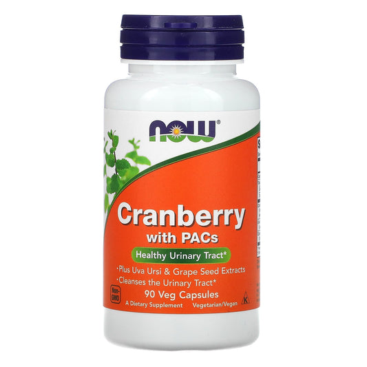 NOW Foods, Cranberry with PACs, 90 Veg Capsules - Image 1