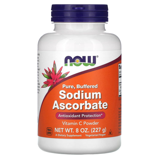 NOW Foods, Sodium Ascorbate Powder, 8 oz (227 g) - Image 1