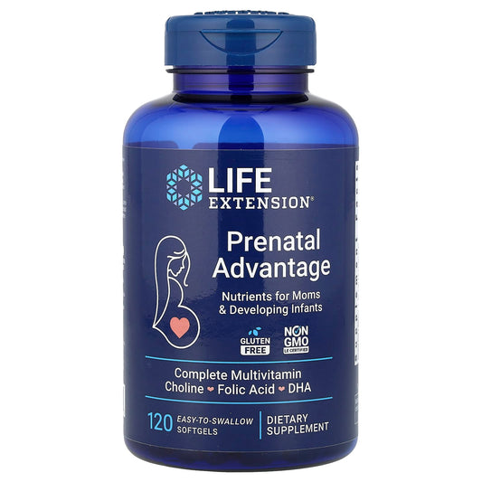 Life Extension, Prenatal Advantage, 120 Easy-To-Swallow Softgels - Image 1