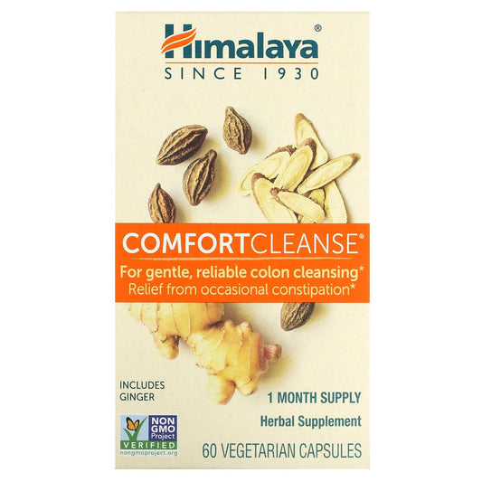Himalaya Comfort Cleanse 60 Veg Capsules for Colon Health - Image 1