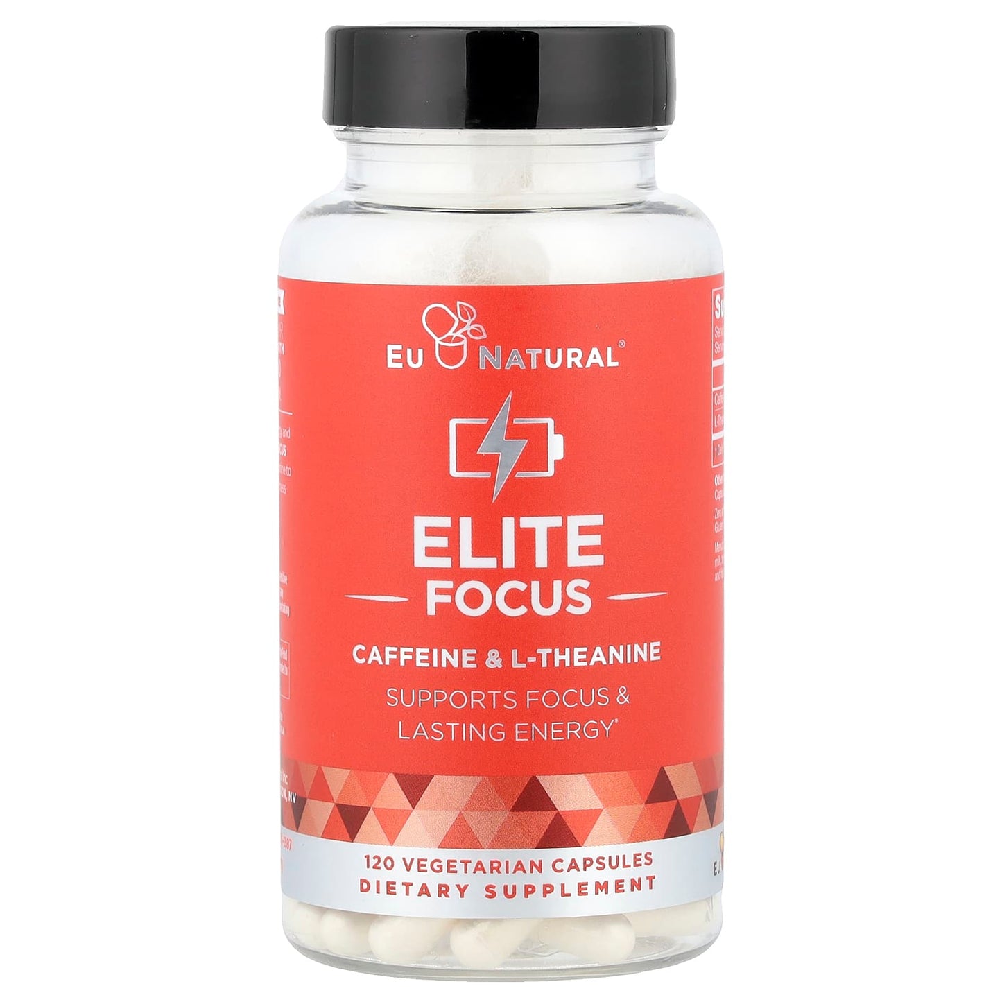 Natural Energy & Focus Supplement | Caffeine & L-Theanine - Image 1