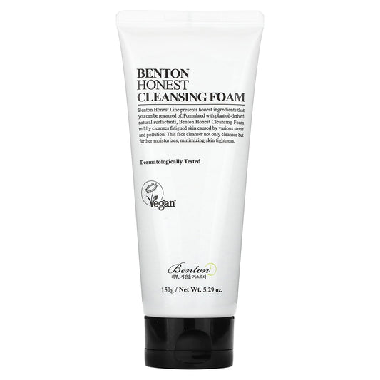 Benton Honest Cleansing Foam for Sensitive Skin, 5.29 oz - Image 1