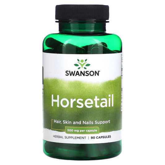 Swanson, Horsetail, 500 mg, 90 Capsules - Image 1