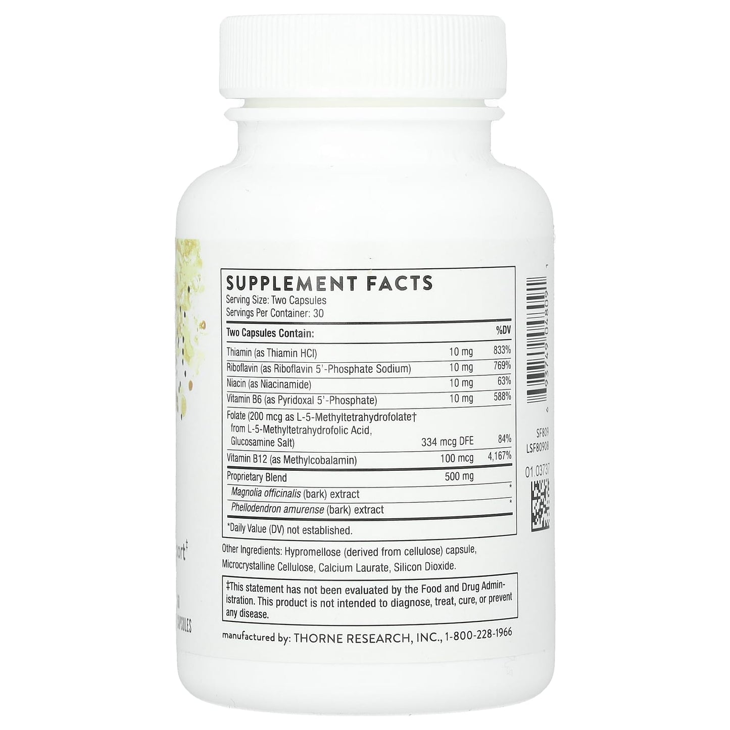 Thorne, Craving and Stress Support, 60 Capsules - Image 2