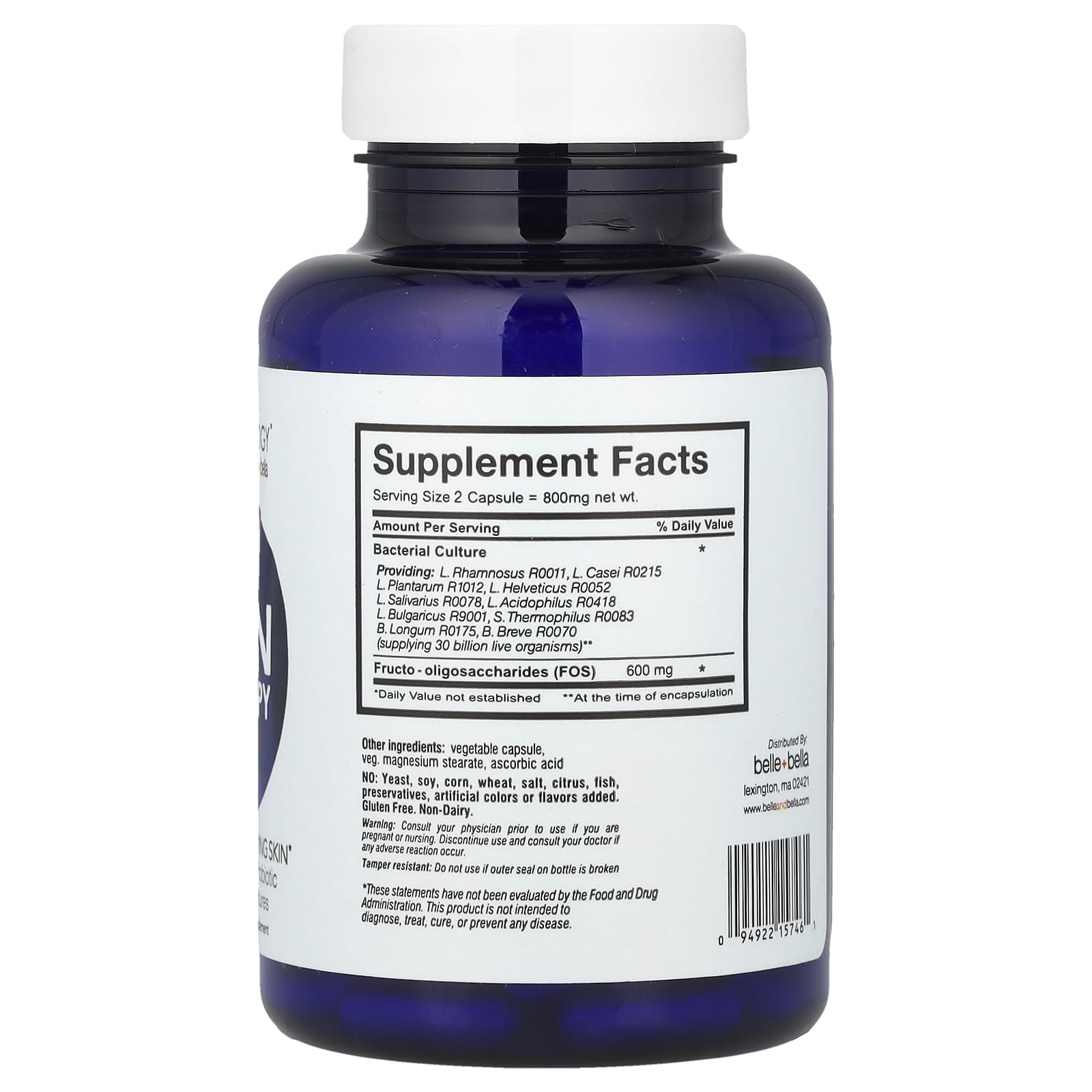 Probiotic Skin Therapy for Healthy Glowing Skin | 30 Capsules - Image 2