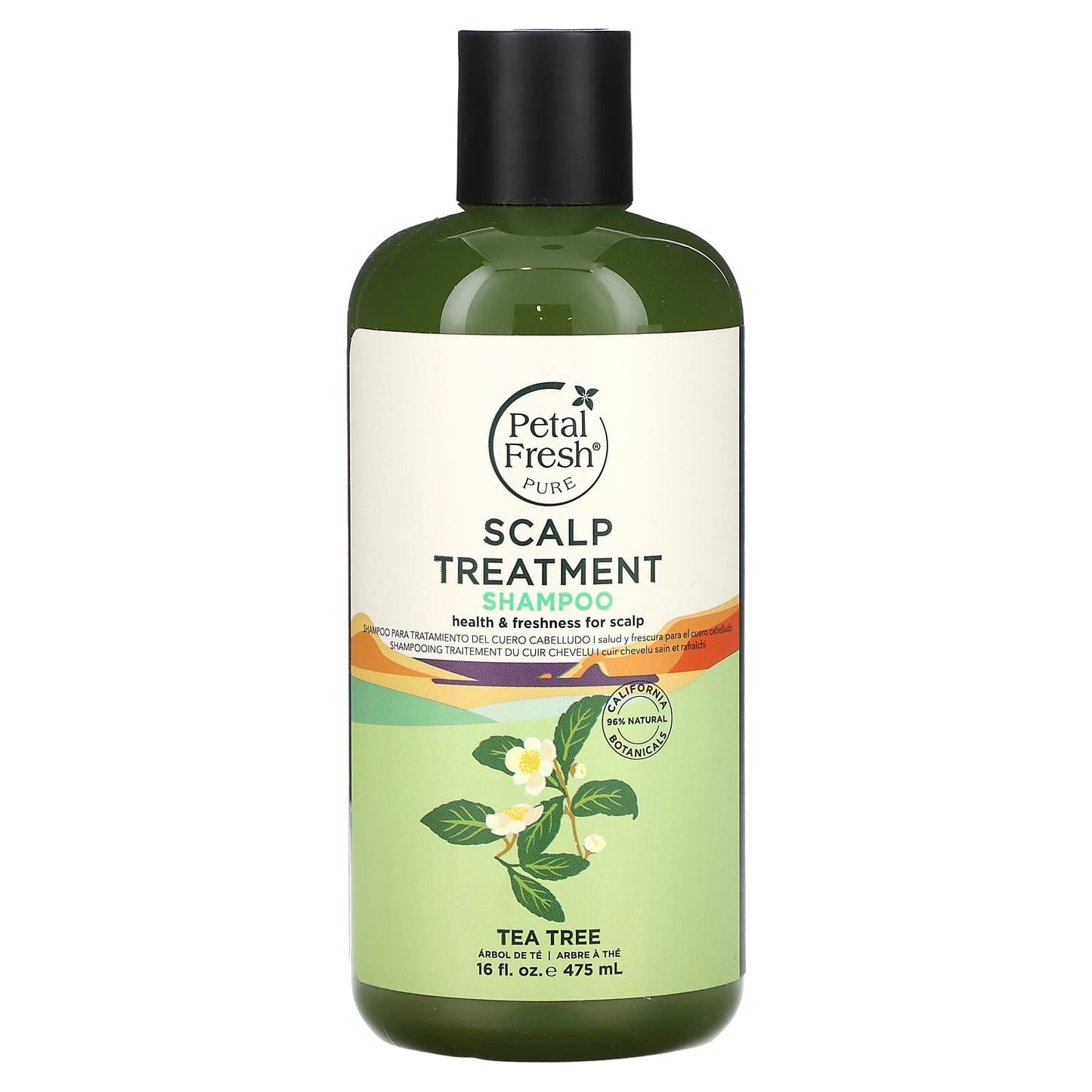 Petal Fresh, Scalp Treatment Shampoo, Tea Tree, 16 fl oz (475 ml) - Image 1