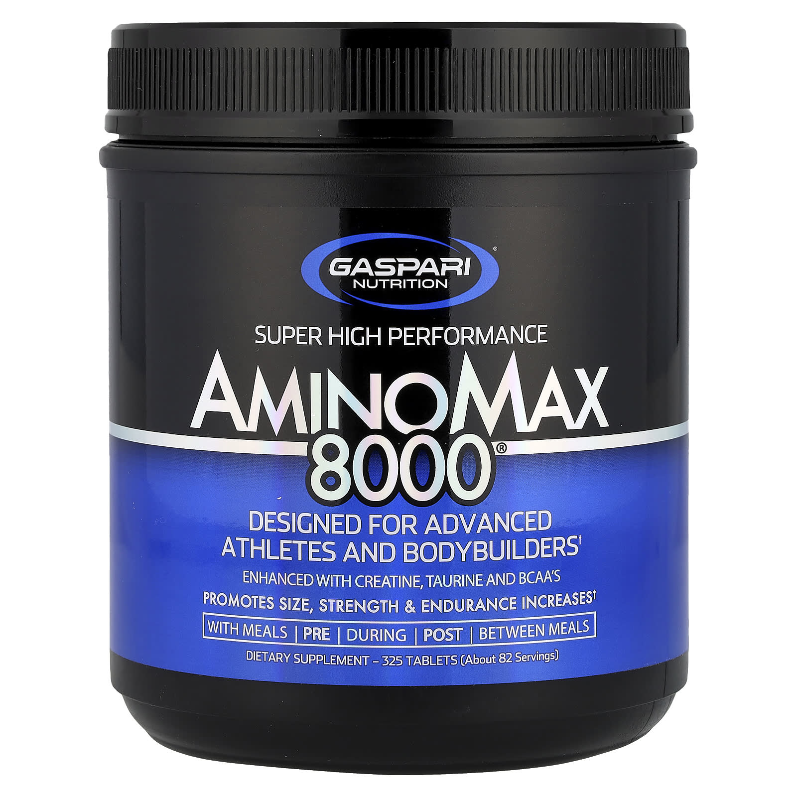 Unlock Ultimate Muscle Growth with Gaspari Nutrition AminoMax 8000 - 325 Tablets - Image 1