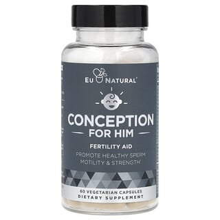 Natural Fertility Aid for Men - Eu Natural Conception for Him, 60 Capsules