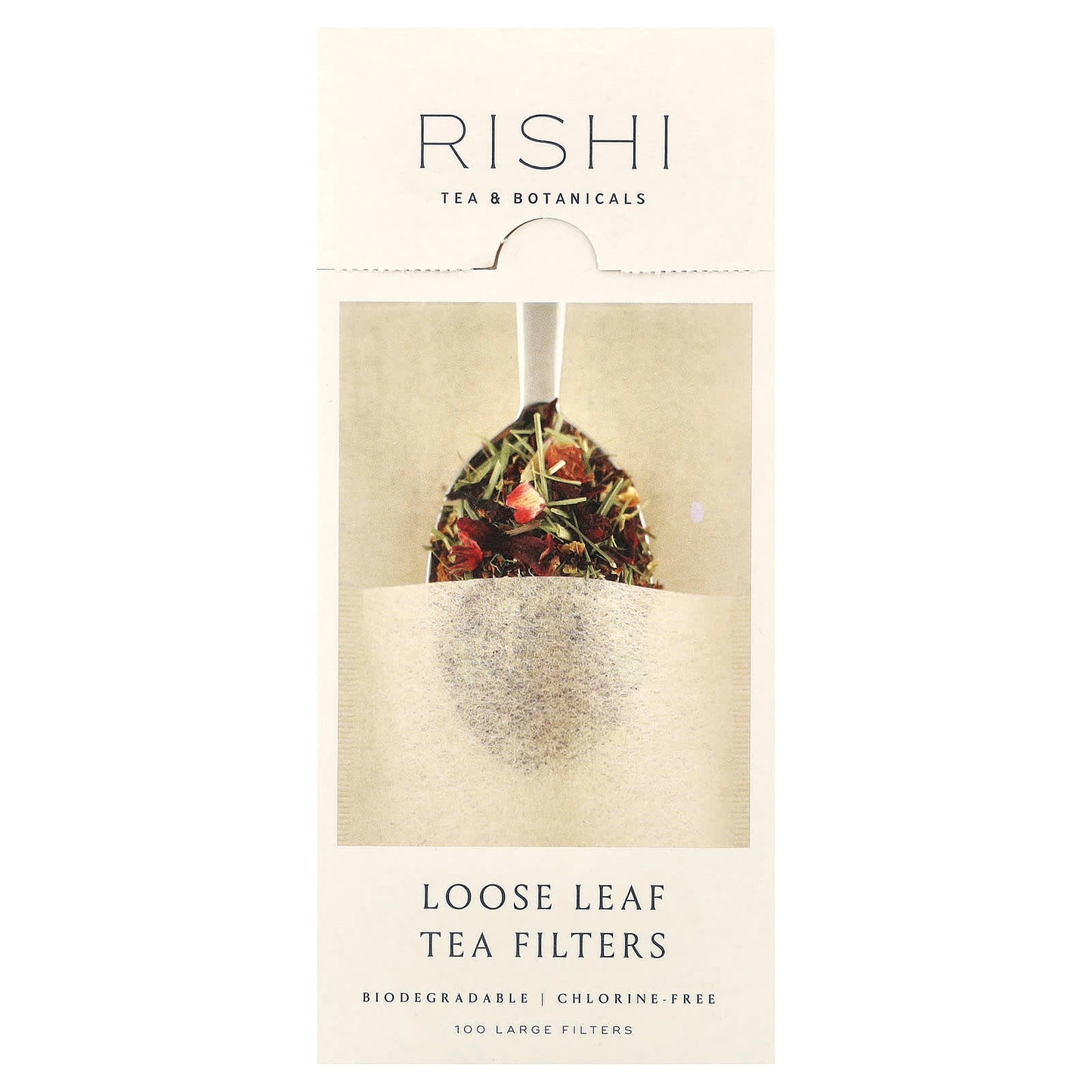Rishi Tea, Loose Leaf Tea Filters, 100 Large Filters - Image 1