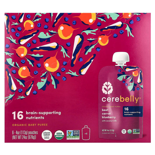 Organic Baby Puree with Brain-Supporting Nutrients - Cerebelly - Image 1