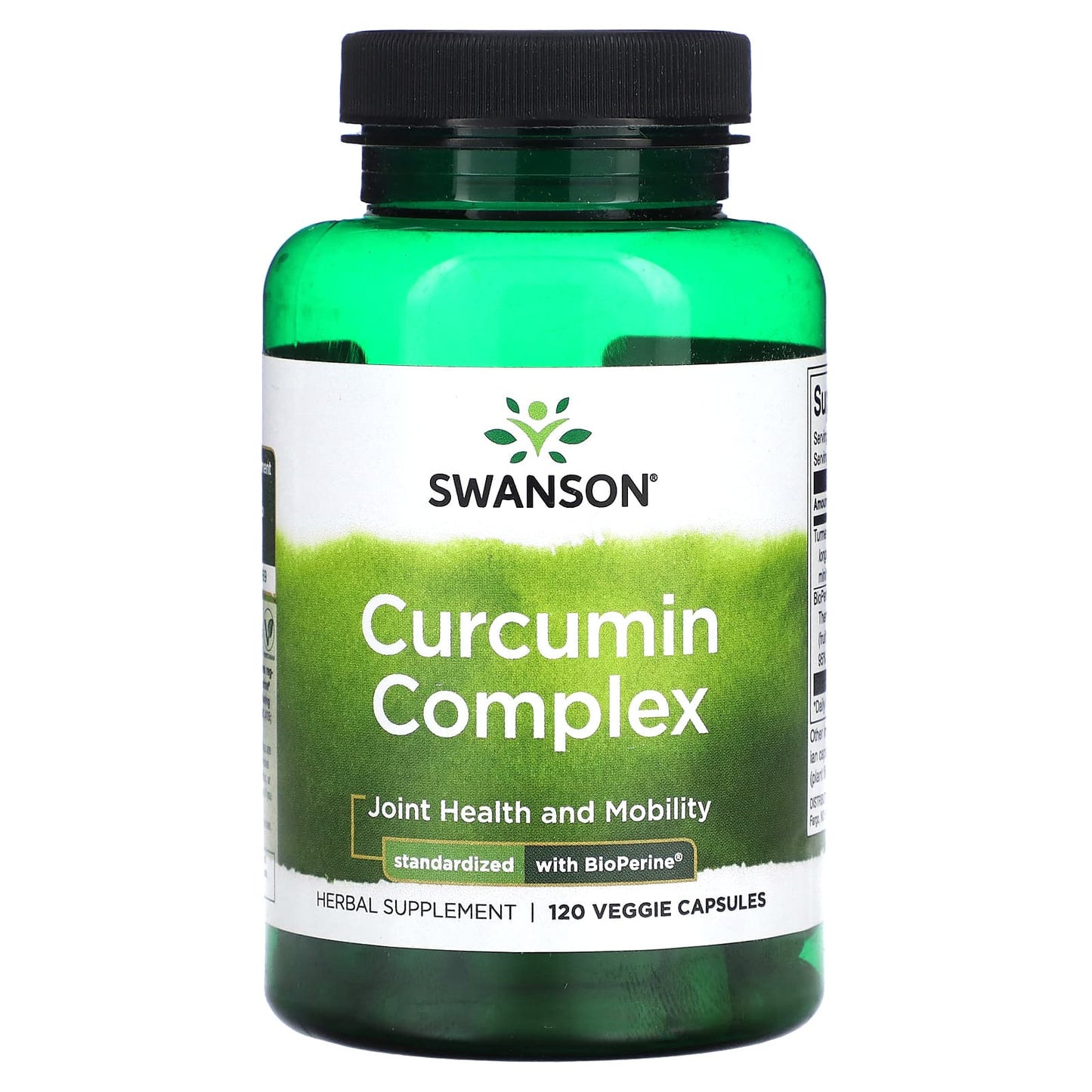 Swanson, Curcumin Complex, 120 Veggie Capsules - Image 1