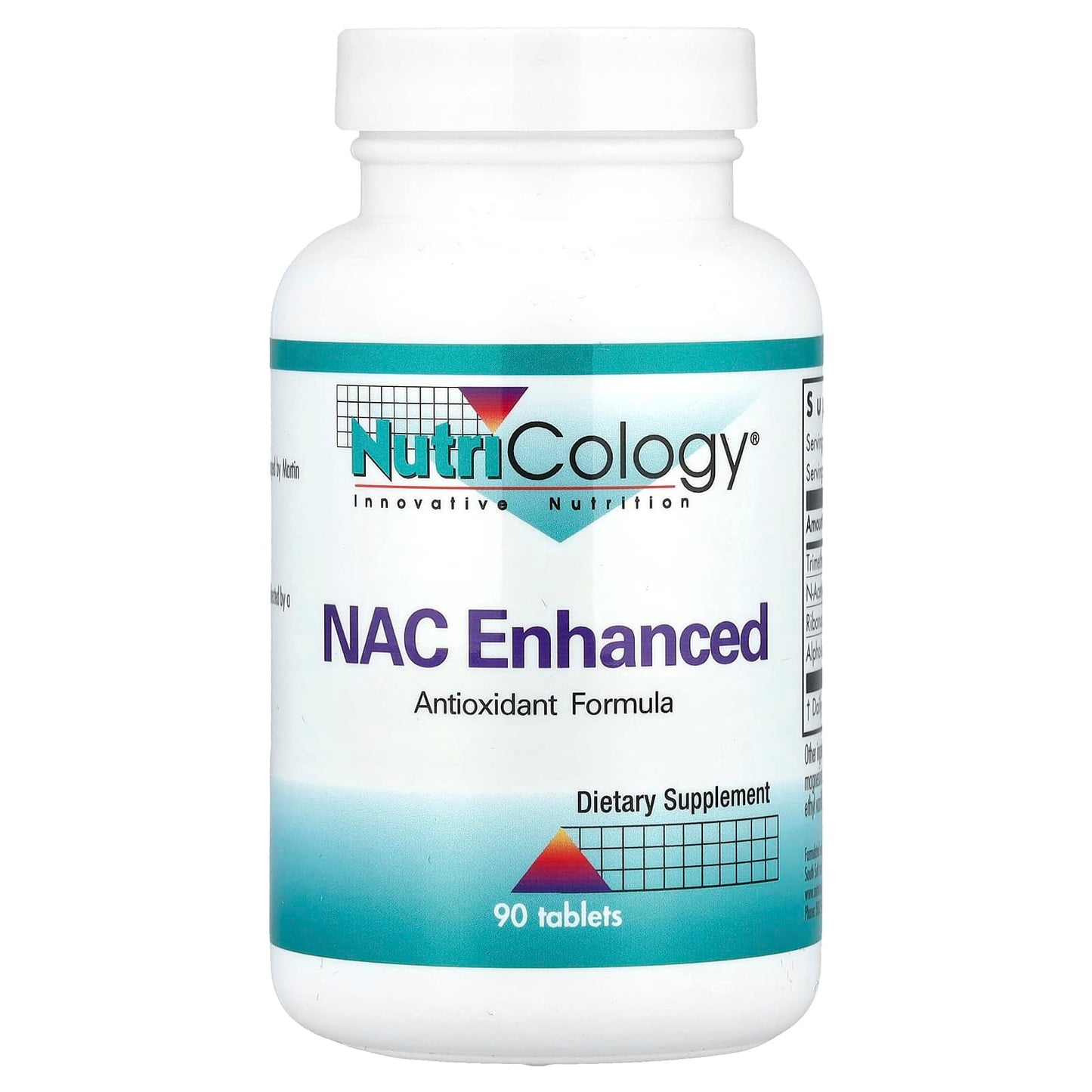 Nutricology, NAC Enhanced, 90 Tablets - Image 1
