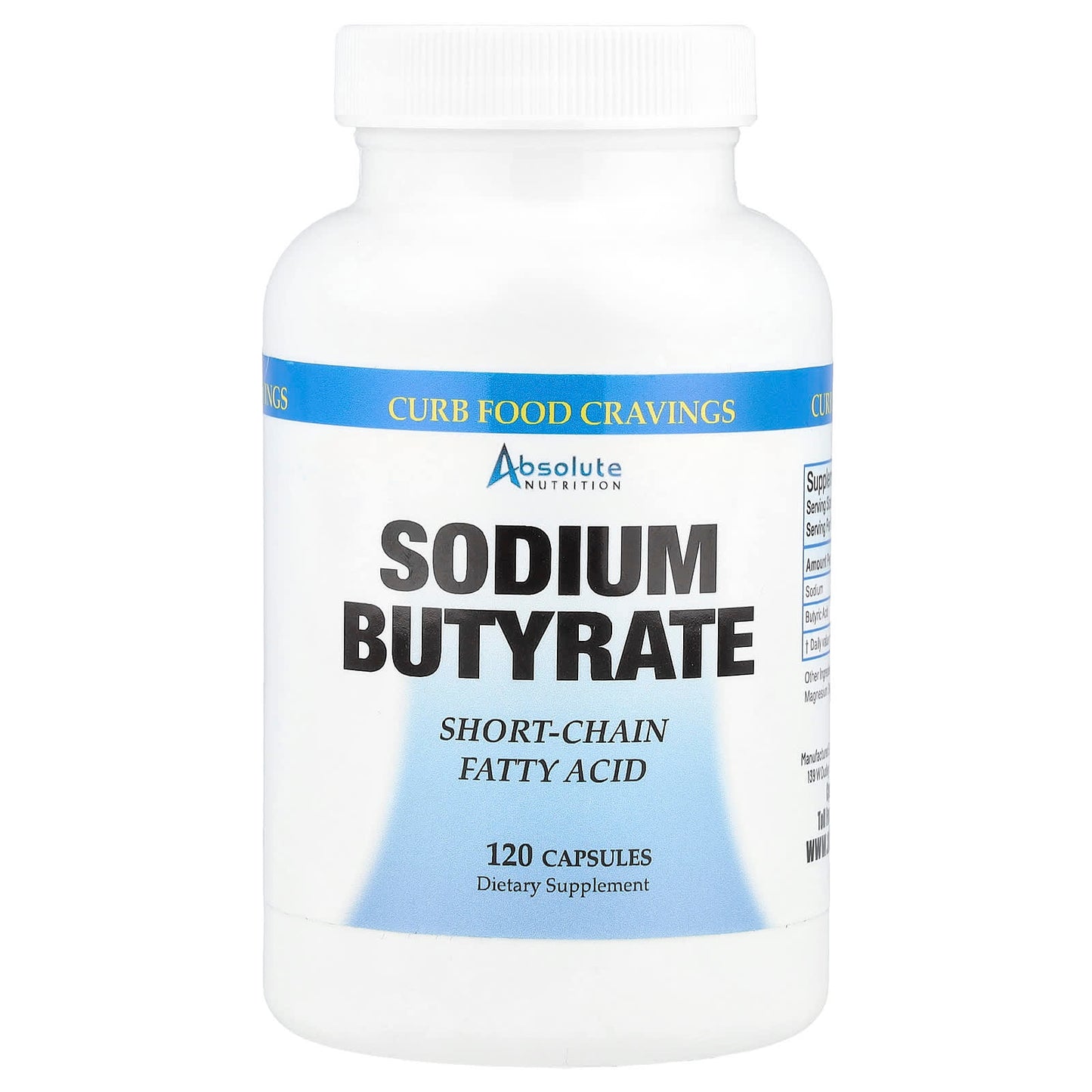 Suppress Hunger with Sodium Butyrate Capsules | Absolute Nutrition - Image 1