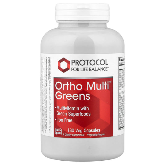 Protocol for Life Balance, Ortho Multi™ Greens, 180 Veg Capsules - Image 1