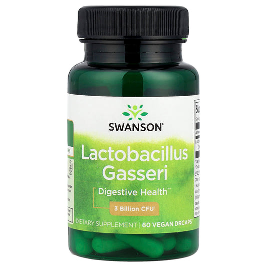 Swanson, Lactobacillus Gasseri, 3 Billion CFU, 60 Vegan DRcaps - Image 1