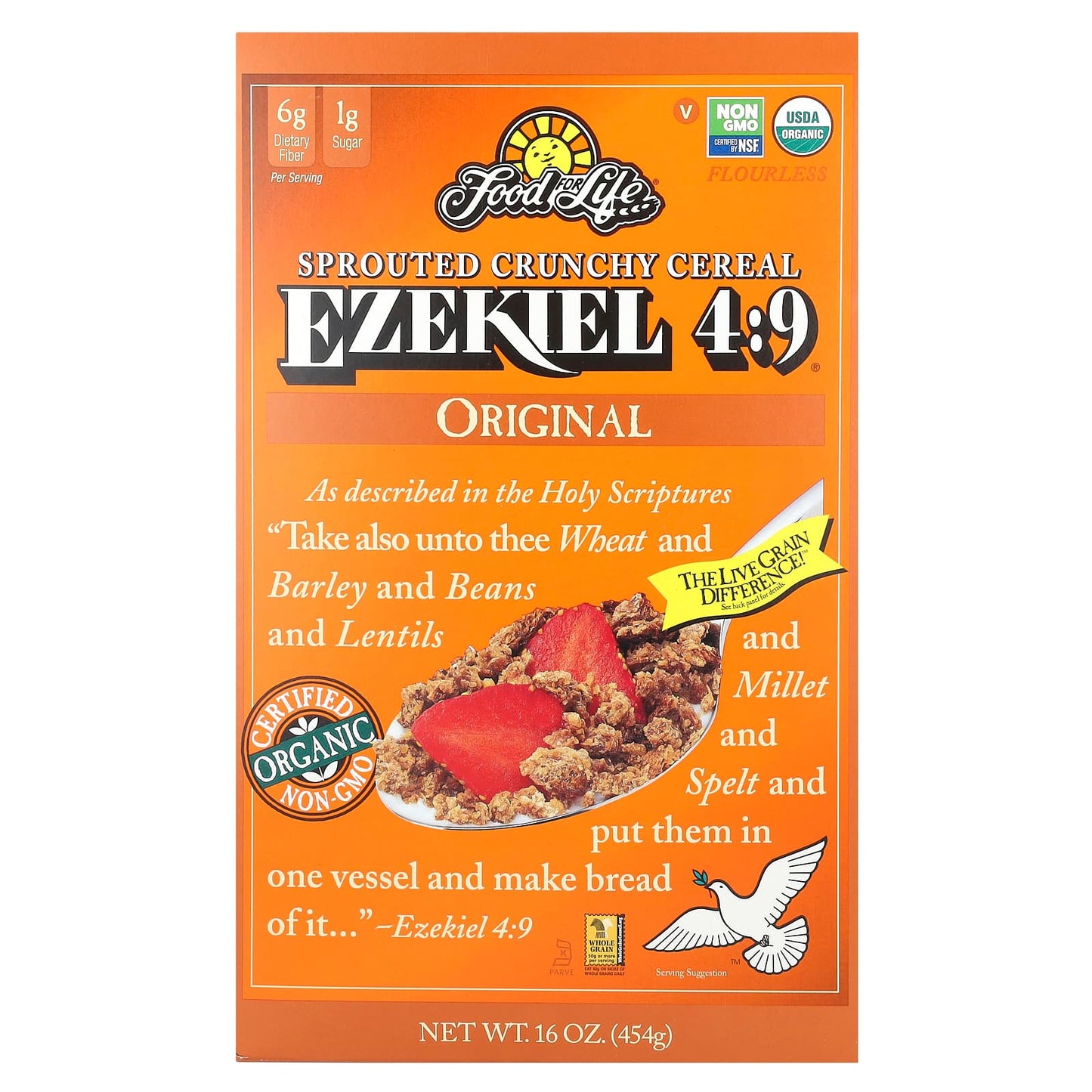 Organic Sprouted Grain Cereal for Ultimate Nutrition - Ezekiel 4:9 - Image 1