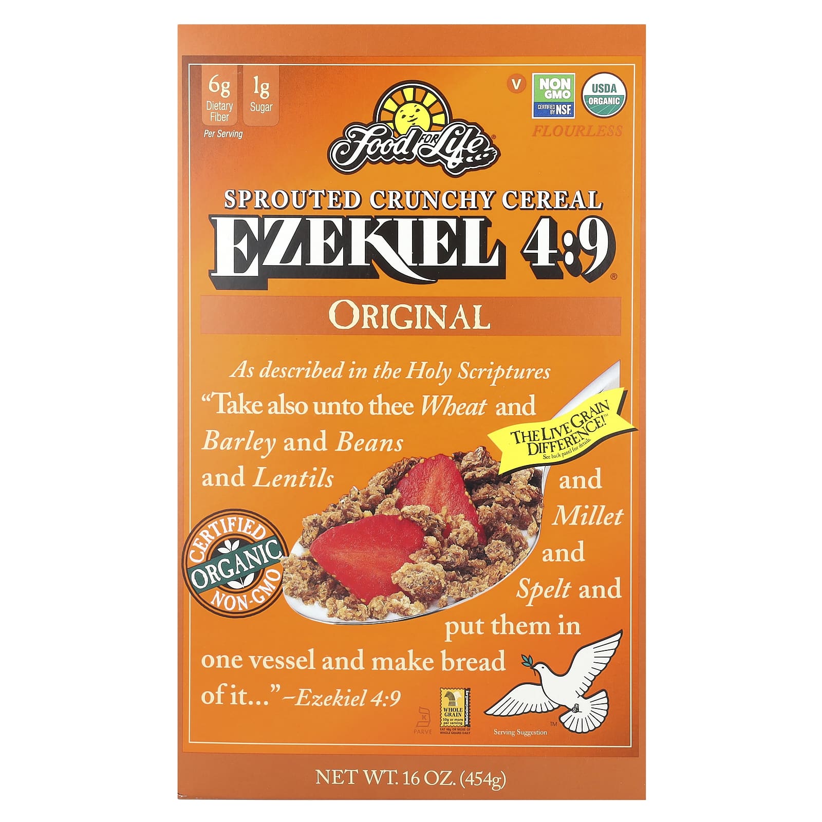 Organic Sprouted Grain Cereal for Ultimate Nutrition - Ezekiel 4:9 - Image 1