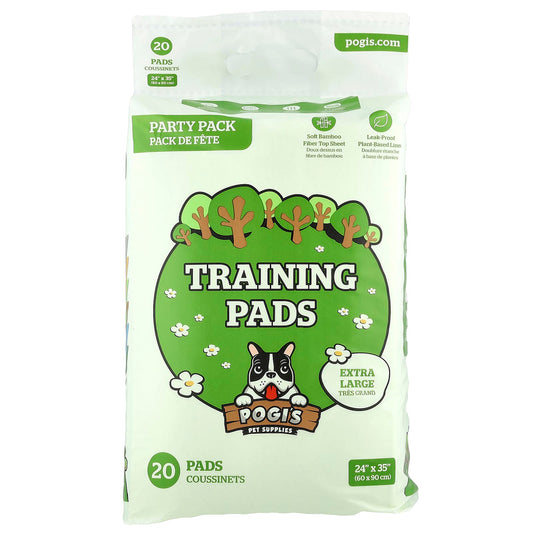 Pogi's Pet Supplies, Training Pads, Extra Large, 20 Pads, 24" x 35" - Image 1