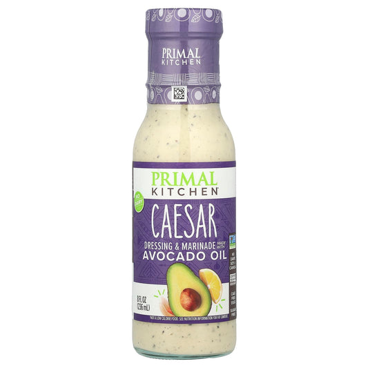 Primal Kitchen, Dressing & Marinade Made with Avocado Oil, Caesar, 8 fl oz (236 ml) - Image 1