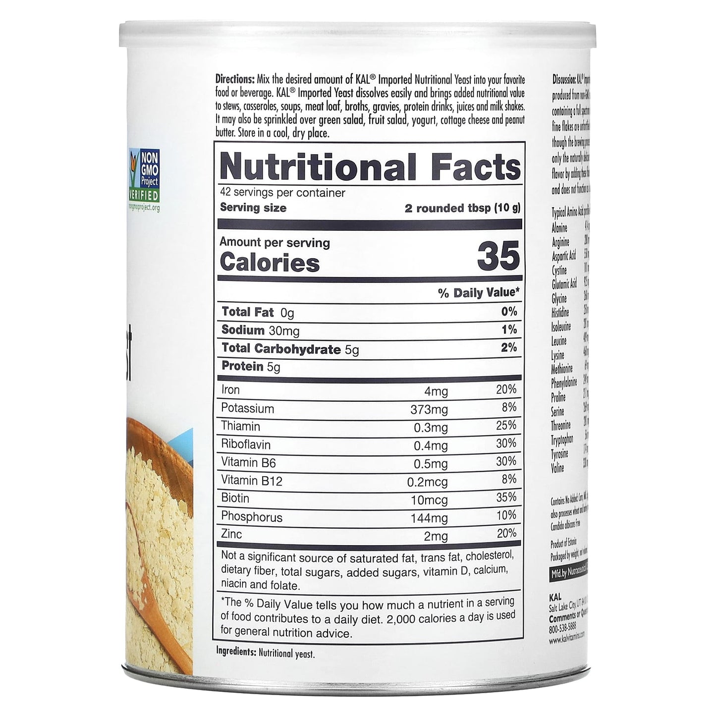 Nourish Your Body with KAL Imported Nutritional Yeast Flakes - Image 2