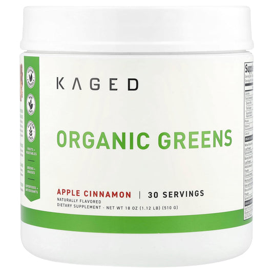 Organic Greens Superfood Drink by Kaged - Boost Energy & Gut Health - Image 1