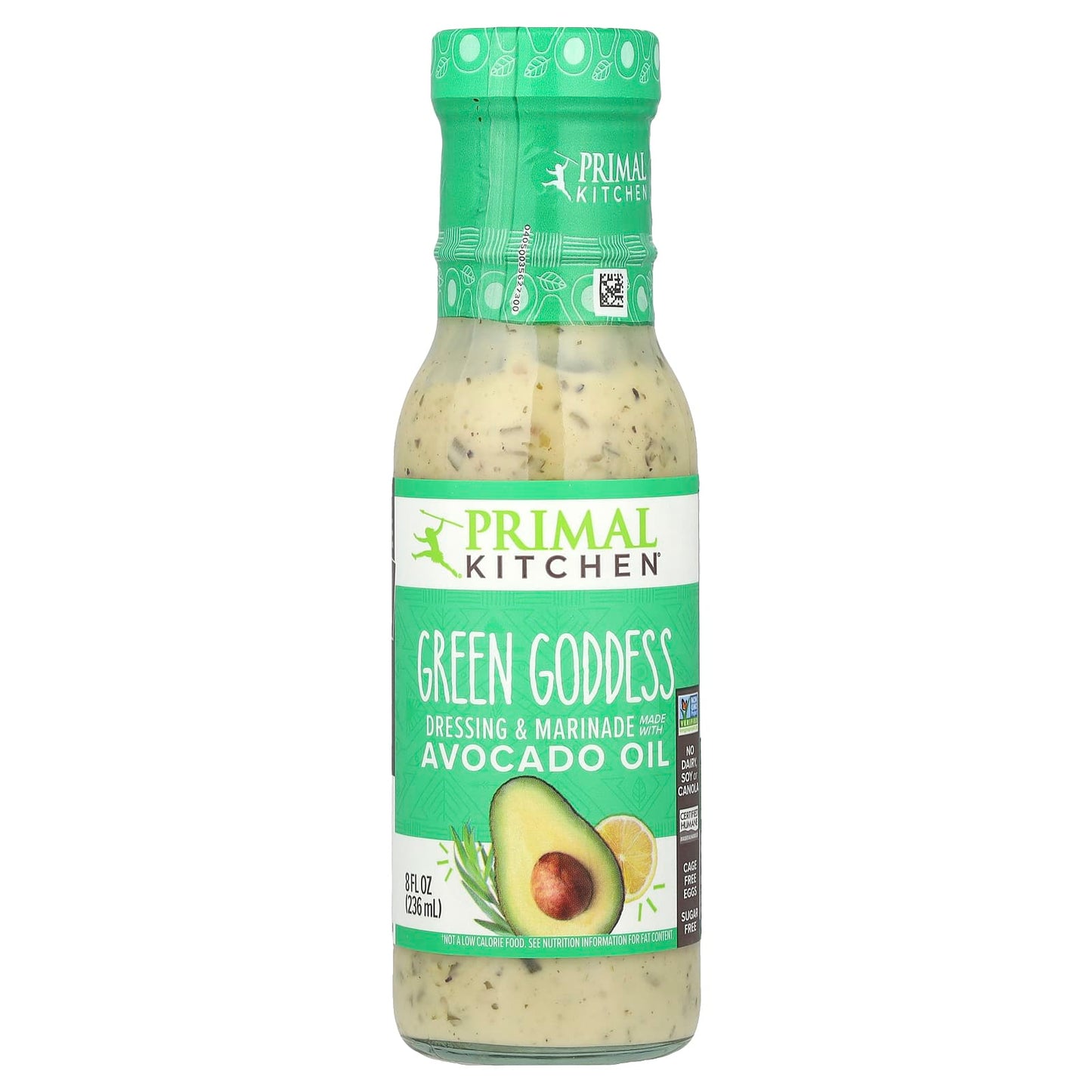 Primal Kitchen, Dressing & Marinade Made with Avocado Oil, Green Goddess, 8 fl oz (236 ml) - Image 1