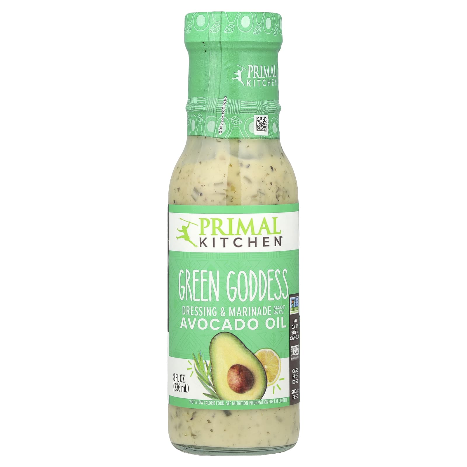 Primal Kitchen, Dressing & Marinade Made with Avocado Oil, Green Goddess, 8 fl oz (236 ml) - Image 1