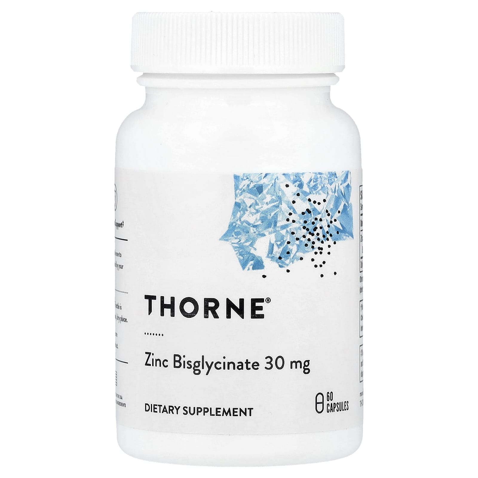 Thorne, Zinc Bisglycinate, 30 mg, 60 Capsules - Image 1