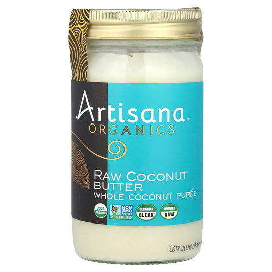 Raw Organic Coconut Butter by Artisana - Vegan & Keto Friendly, 14 oz - Image 1
