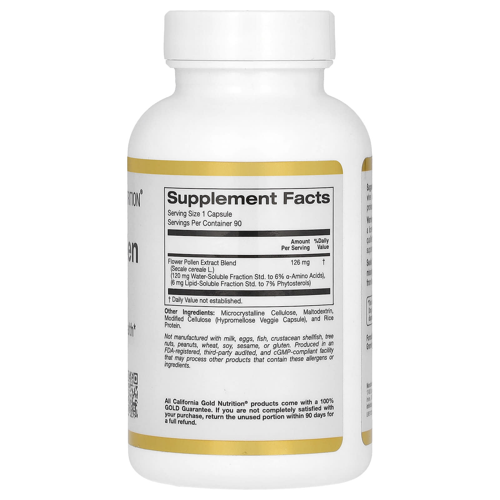 Prostate Health Support with California Gold Nutrition's Flower Pollen Extract - Image 2