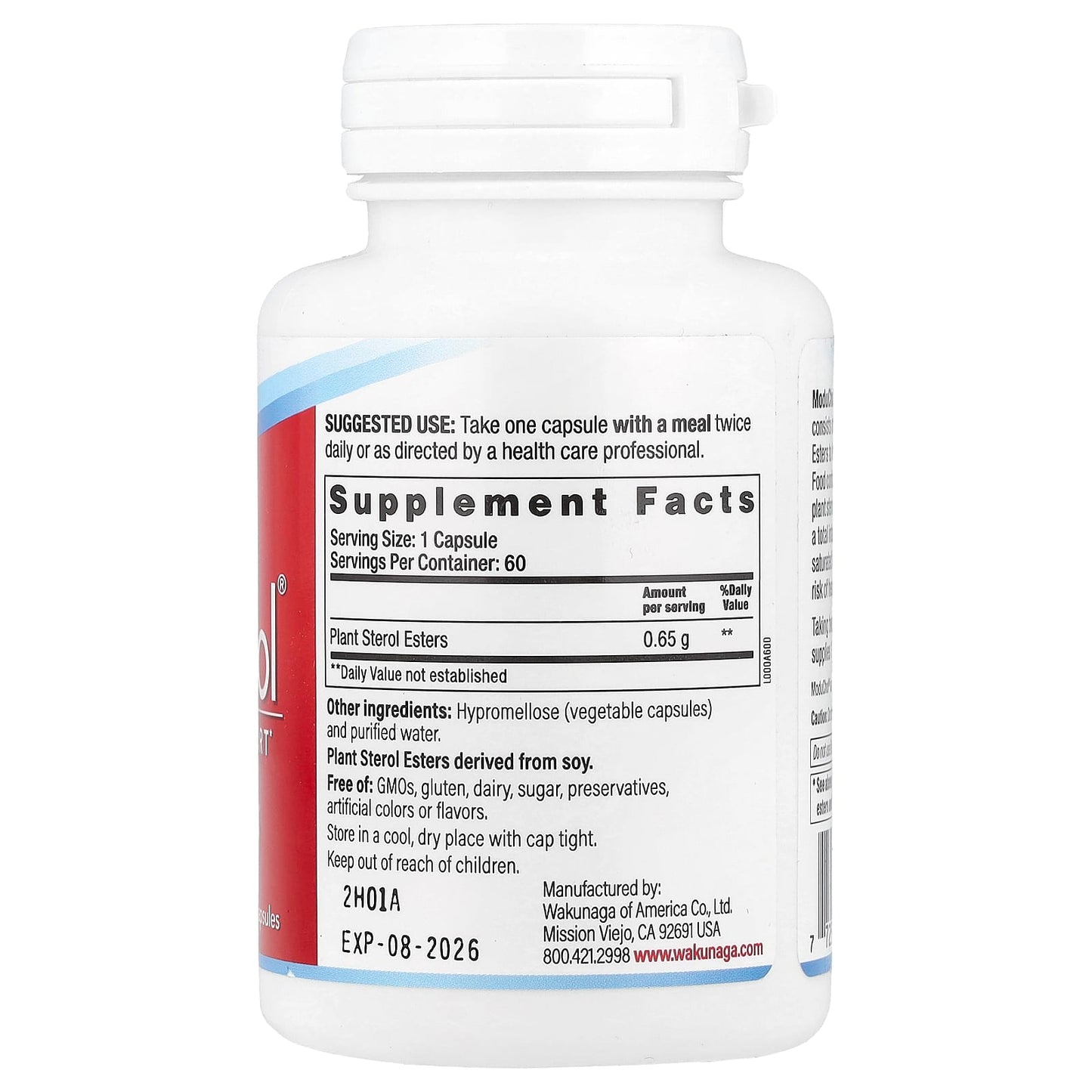 Lower Cholesterol Naturally with EPI ModuChol Vegetarian Capsules - 60 Count - Image 2