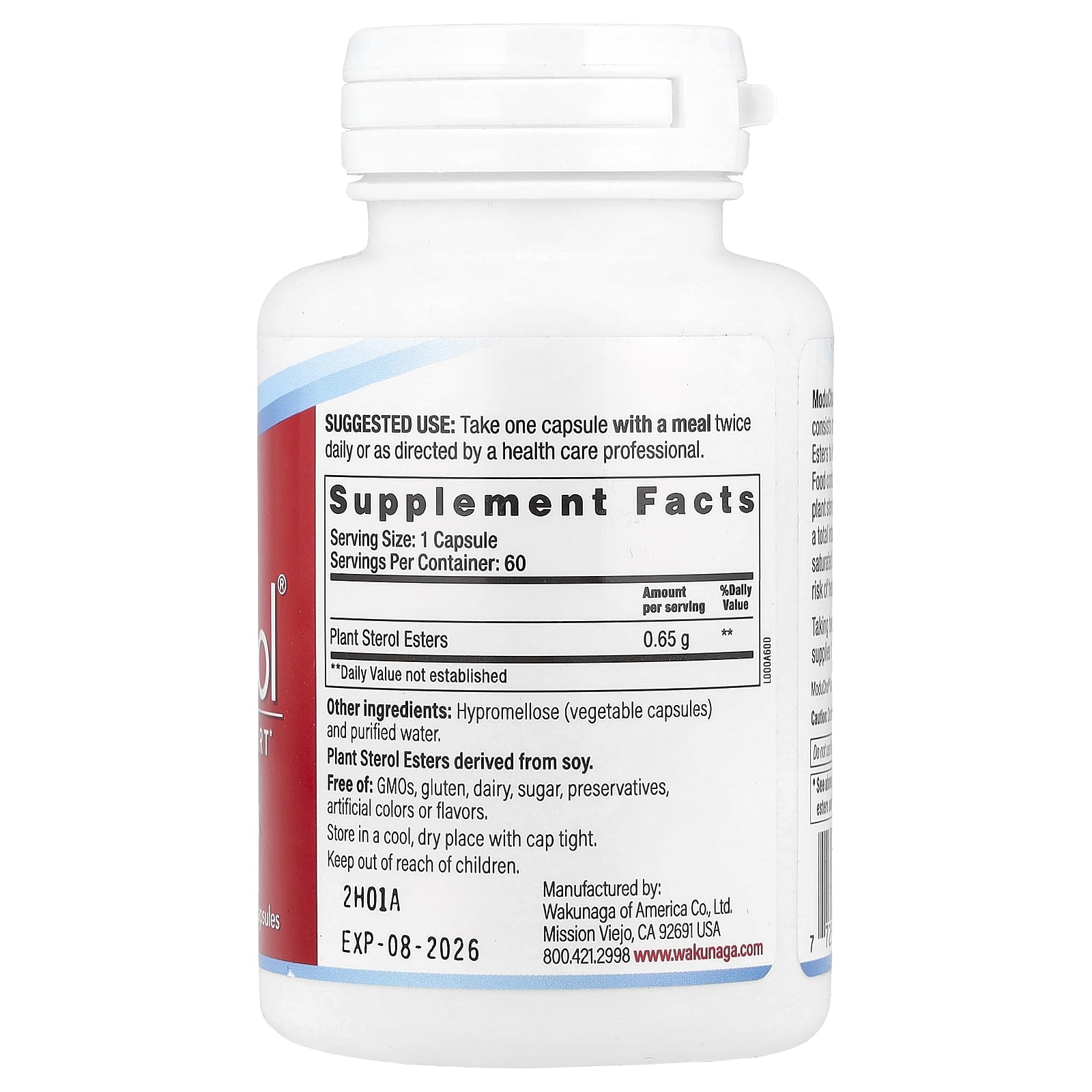 Lower Cholesterol Naturally with EPI ModuChol Vegetarian Capsules - 60 Count - Image 2