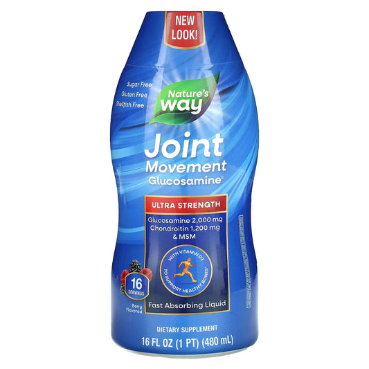 Nature's Way, Joint Movement Glucosamine, Ultra Strength, Berry , 16 fl oz (480 ml) - Image 1