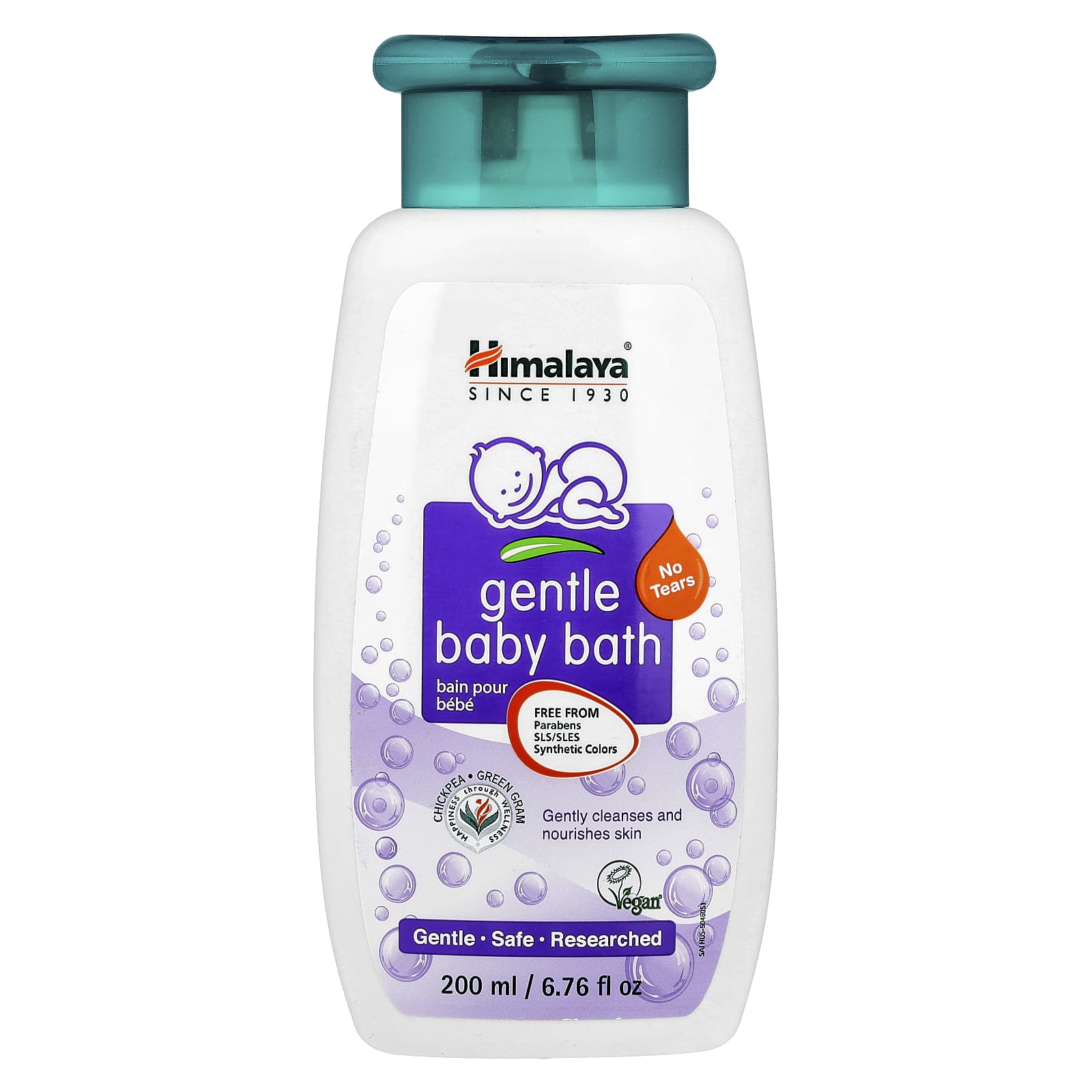 Gentle Baby Bath with Chickpea & Green Gram by Himalaya - Image 1