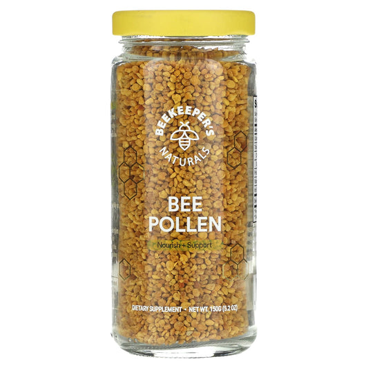 Boost Energy with Beekeeper's Naturals Bee Pollen, 5.2 oz (150g) - Image 1