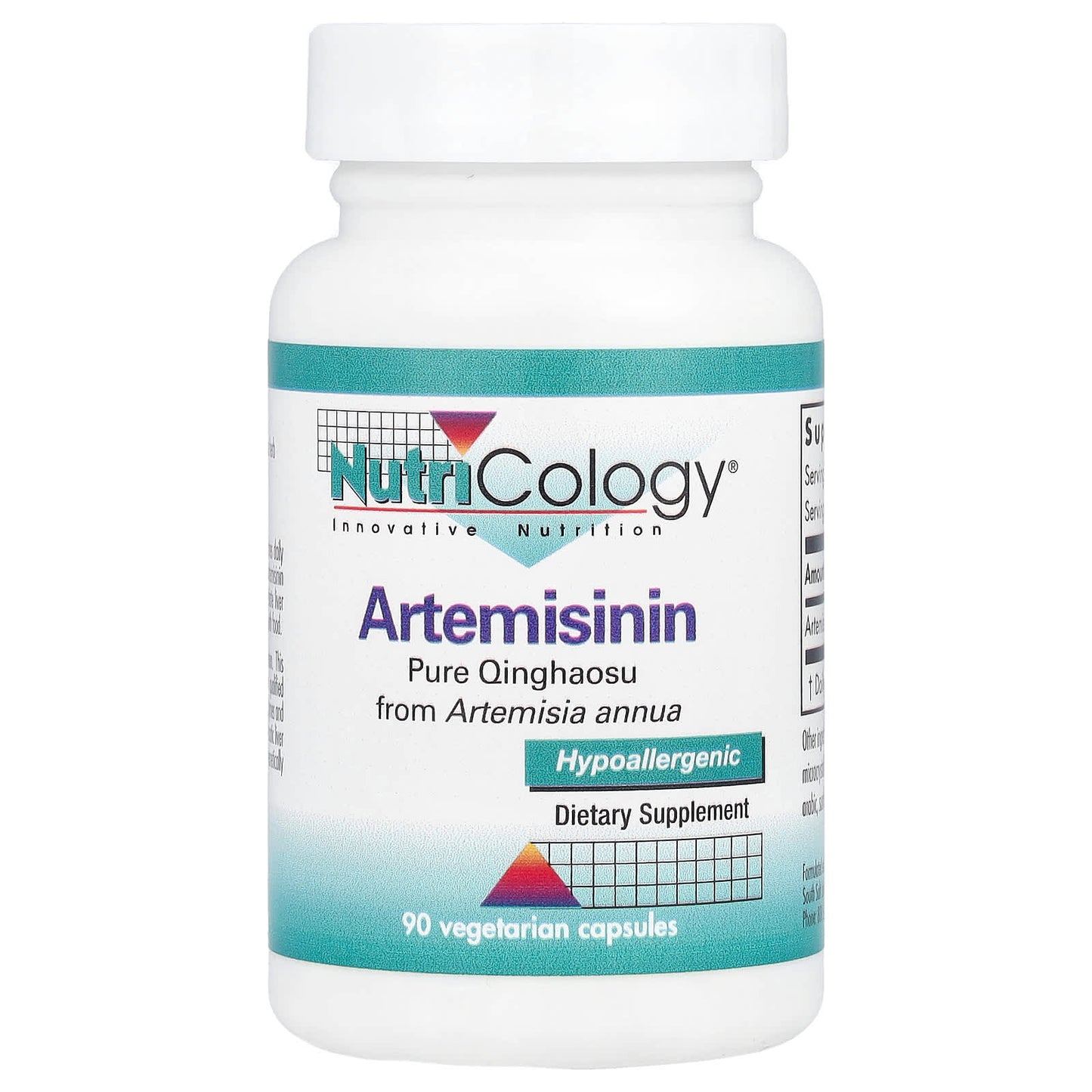 Nutricology, Artemisinin, 100 mg, 90 Vegetarian Capsules - Image 1