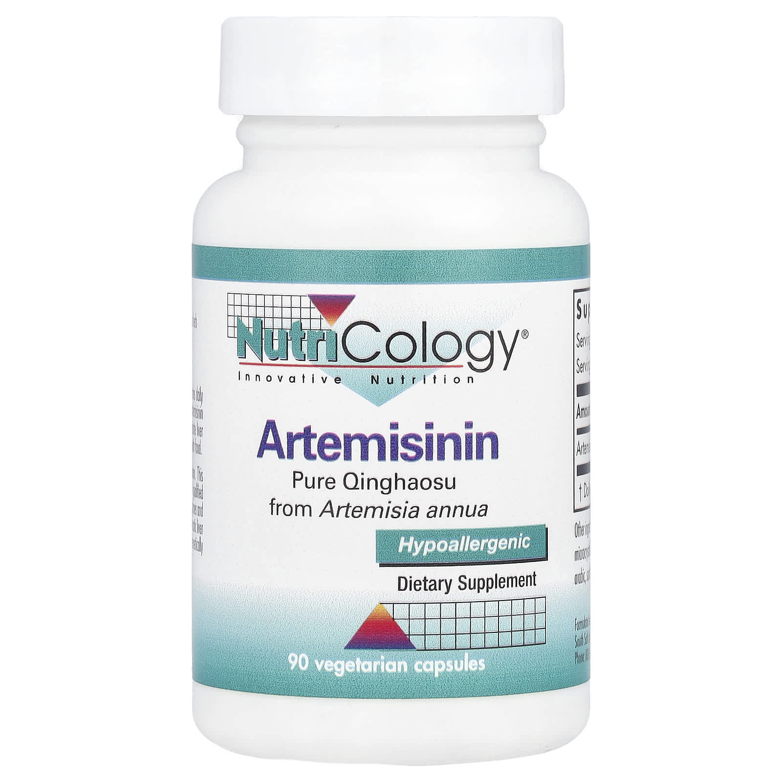 Nutricology, Artemisinin, 100 mg, 90 Vegetarian Capsules - Image 1