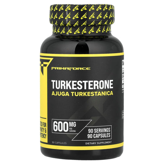 Primaforce, Turkesterone, 600 mg, 90 Capsules - Image 1
