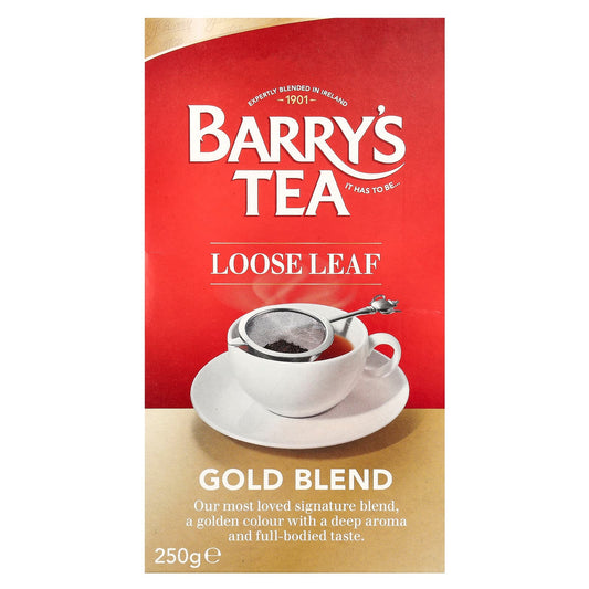 Barry's Tea Gold Blend Loose Leaf, 100% Rainforest Alliance Certified, 250g - Image 1