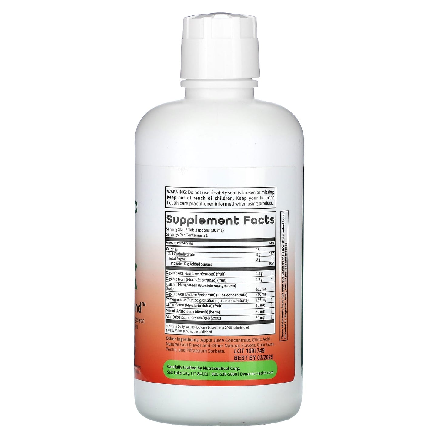 Dynamic Health Healthy Blend Juice Concentrate, 32fl oz (946ml) - Image 2
