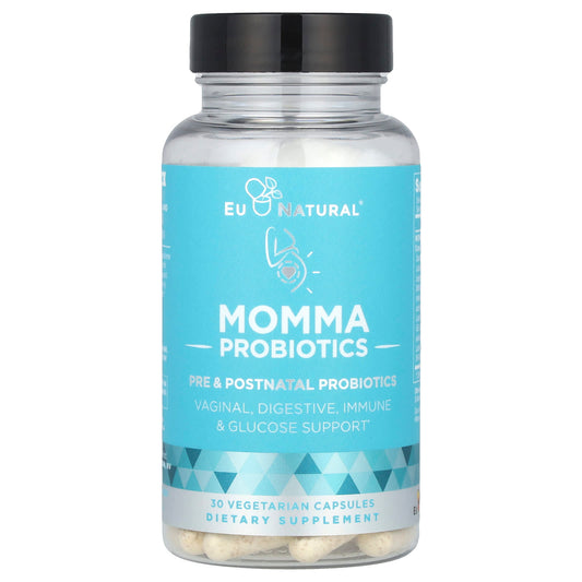 Pre & Postnatal Probiotics for Mom - 30 Veg Capsules with EU Natural - Image 1