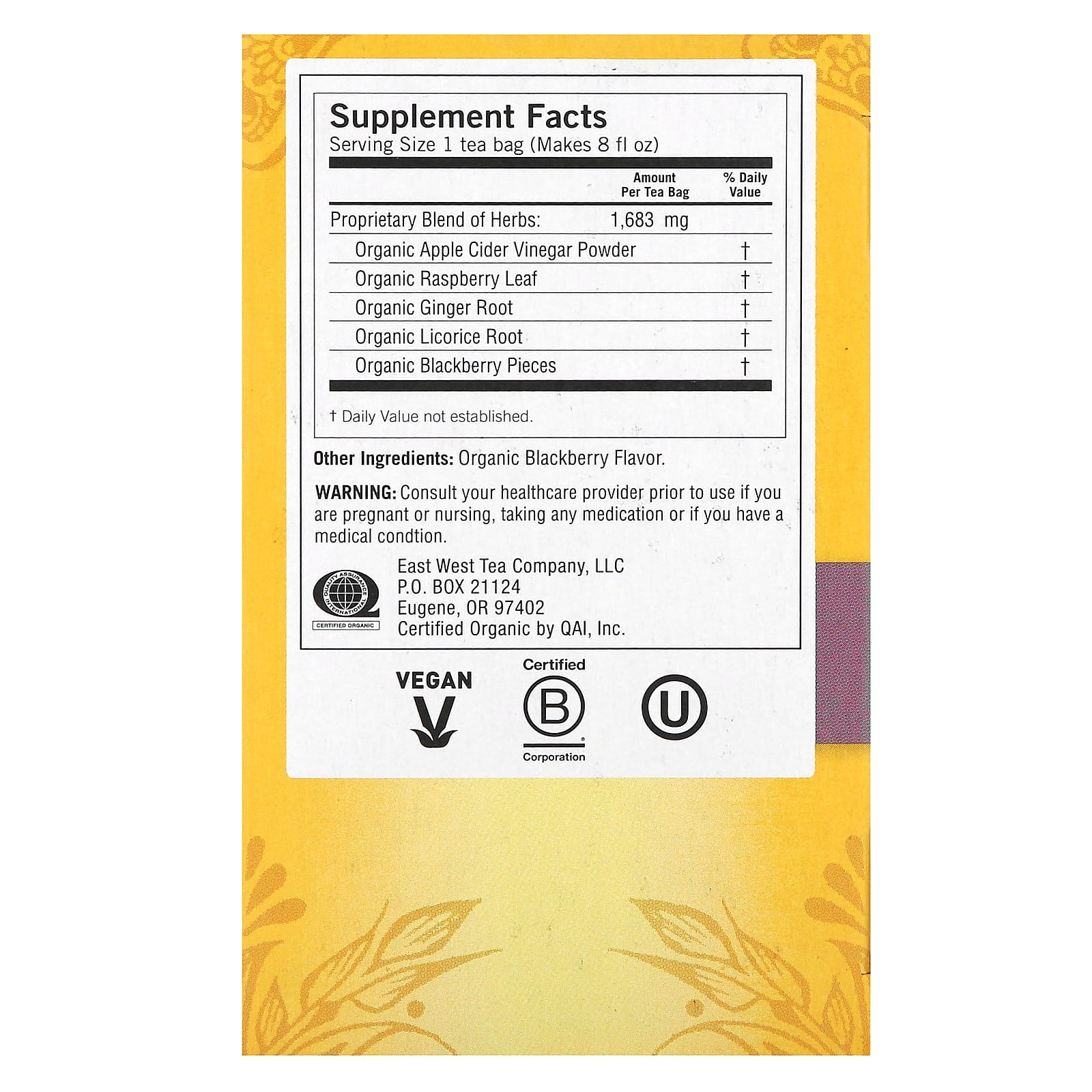 Yogi Tea, Digestive Awakening, Blackberry Apple Cider, Caffeine Free, 16 Tea Bags, 1.02 oz (29 g) - Image 2