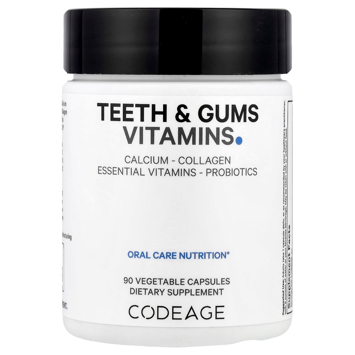 Codeage Teeth & Gums Vitamins: Essential Oral Care Nutrition for Healthy Smiles - Image 1