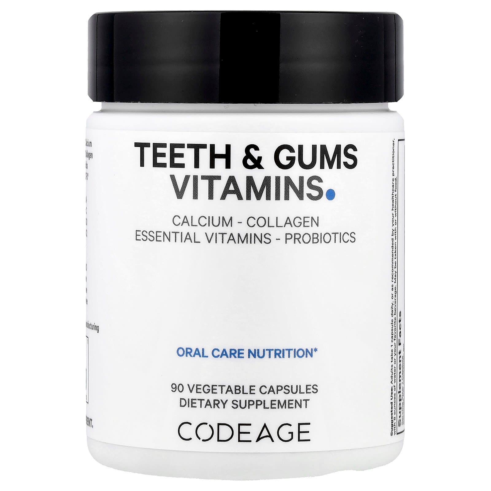 Codeage Teeth & Gums Vitamins: Essential Oral Care Nutrition for Healthy Smiles - Image 1