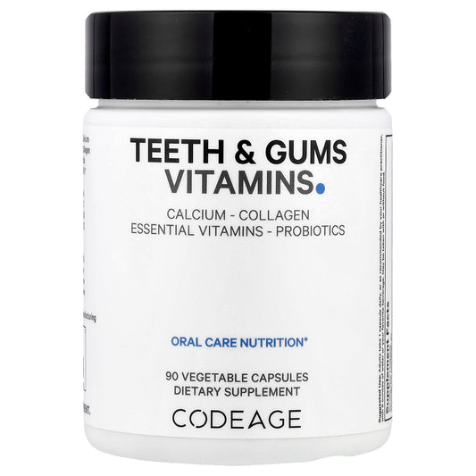 Codeage Teeth & Gums Vitamins: Essential Oral Care Nutrition for Healthy Smiles - Image 1
